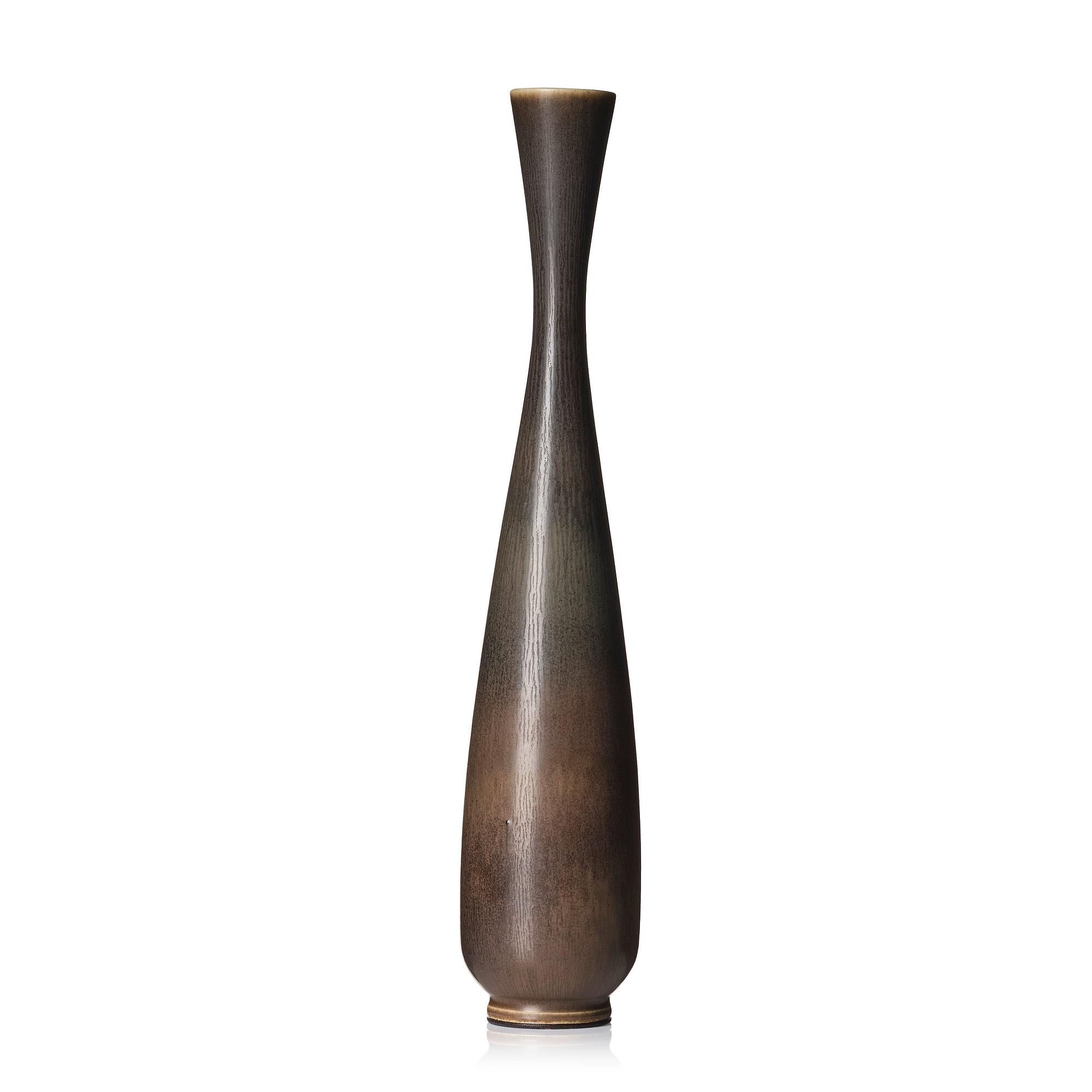 Berndt Friberg, a stoneware vase, Gustavsberg studio, Sweden 1958.