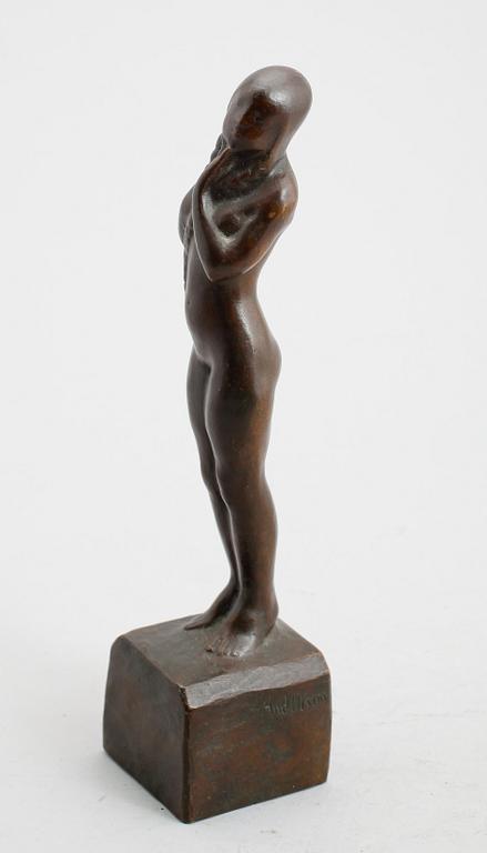 ANDERS OLSON, skulptur, brons, signerad.