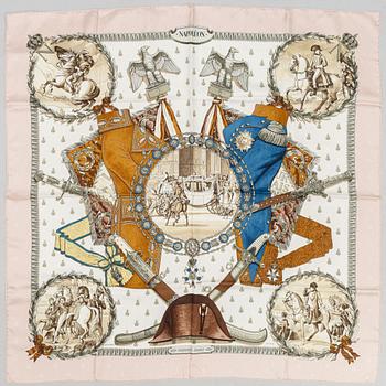 Hermès, scarf, "Napoléon".