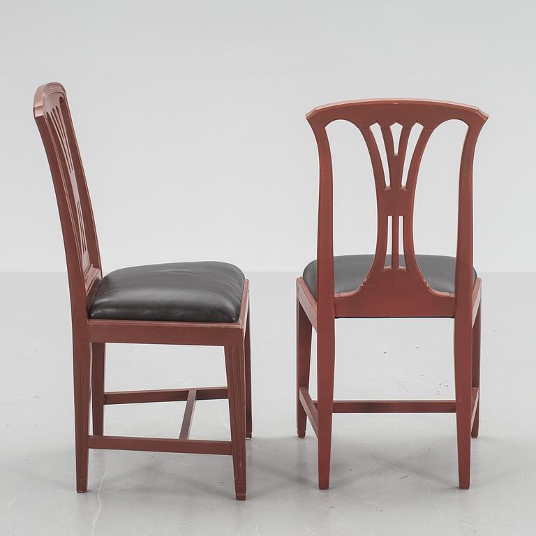 STOLAR, ett par, gustaviansk stil, "Fresta", IKEA's 1700-talsserie, 1990-tal.