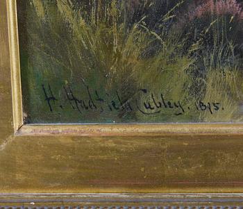 HENRY HADFIELD-COBLEY. Olja på duk, sign. o dat. 1895.