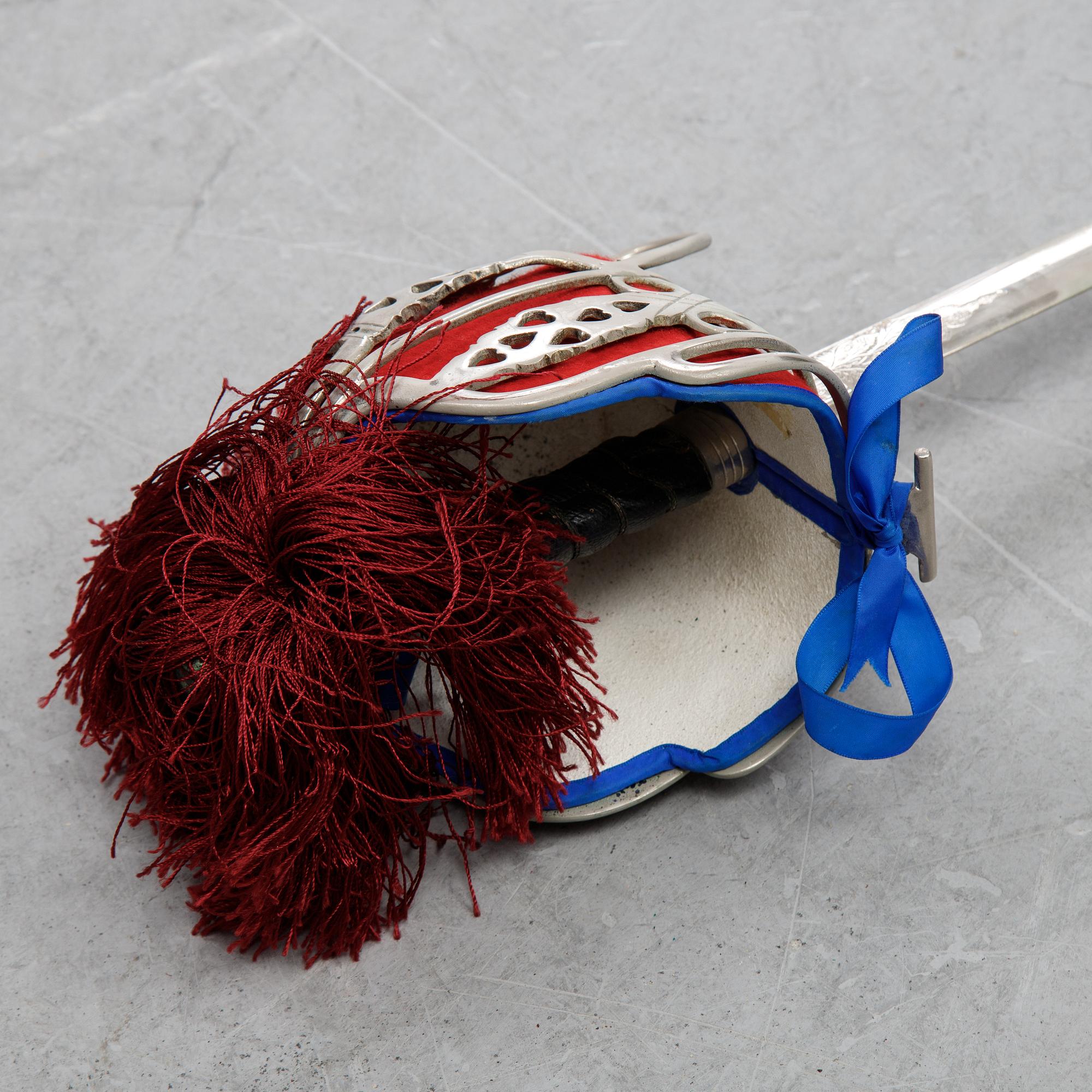 A Regulation Basket hilted broadsword for Highland officers, with scabbard, late 20th Century.