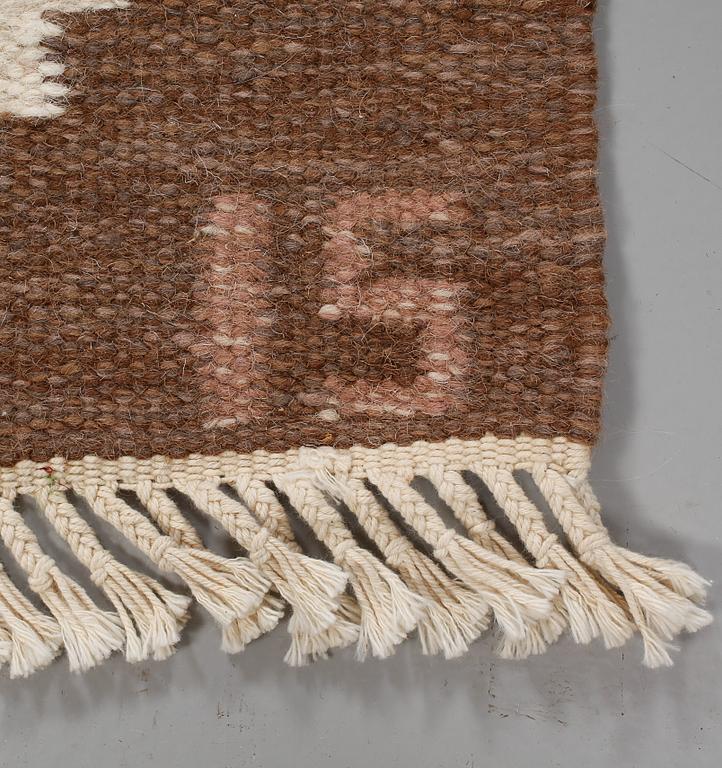 MATTA, rölakan, Ingegerd Silow, monogramsignerad IS, 1900-talets andra hälft, 295 x  195 cm.