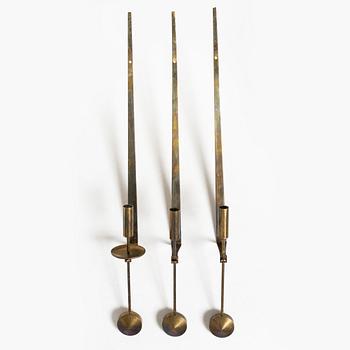 Pierre Forssell, vägglampetter, 3st, "Pendeln", Skultuna.