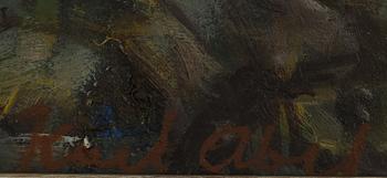 Karl Abel, oil on panel, signed.