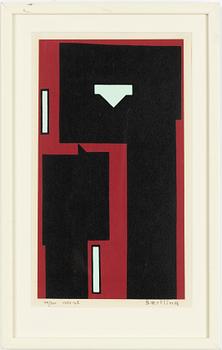 Olle Bærtling, "Égypte - formes noires dans le rouge" .