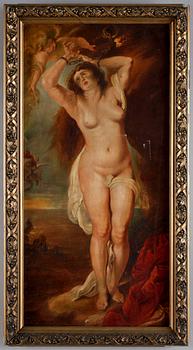 OKÄND KONSTNÄR, olja på duk. Bär sign och dat 1923.