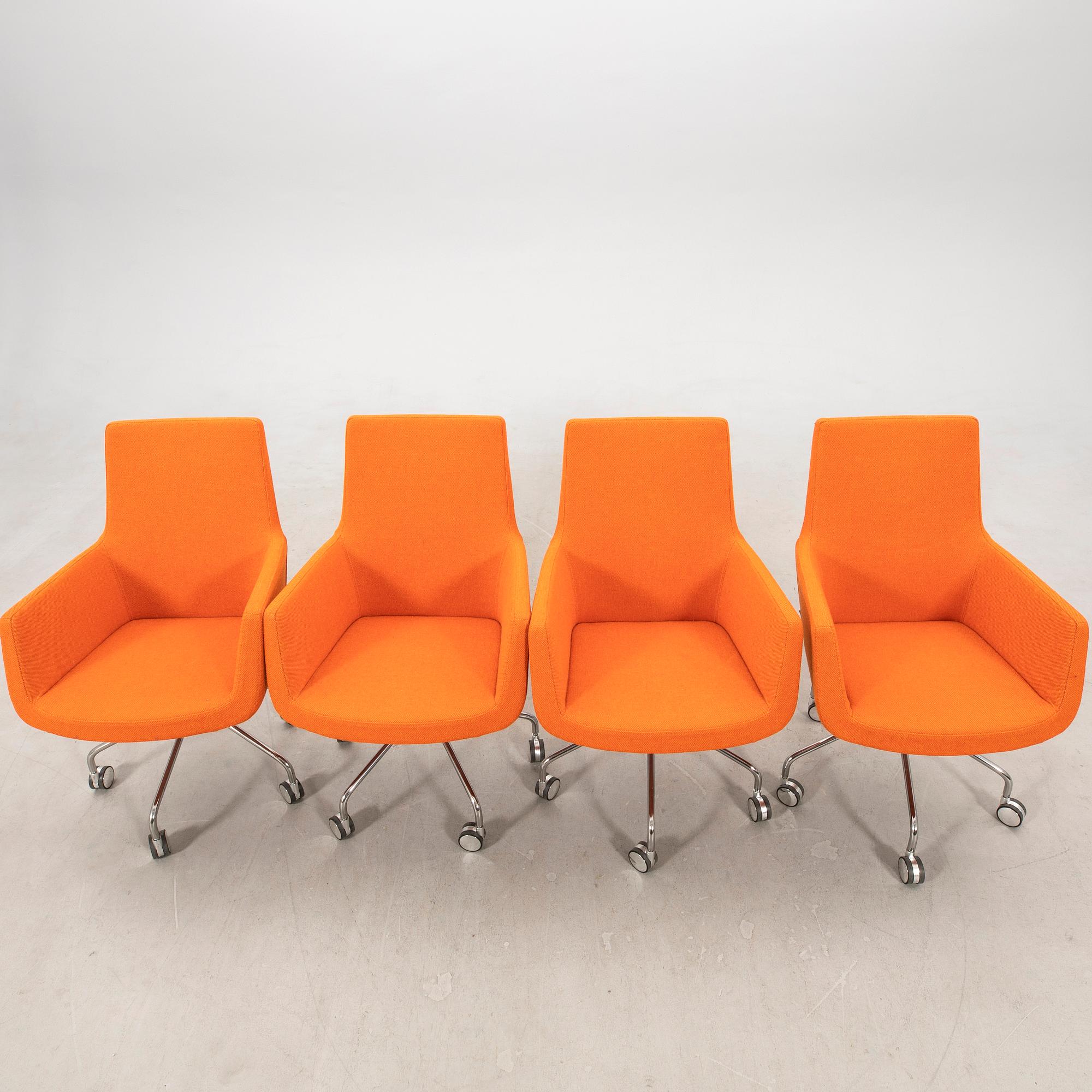 Fåtöljer 4 st Hay för Swedese 2000-tal.