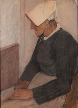 Magnus Enckell, WOMAN FROM BRITTANY.