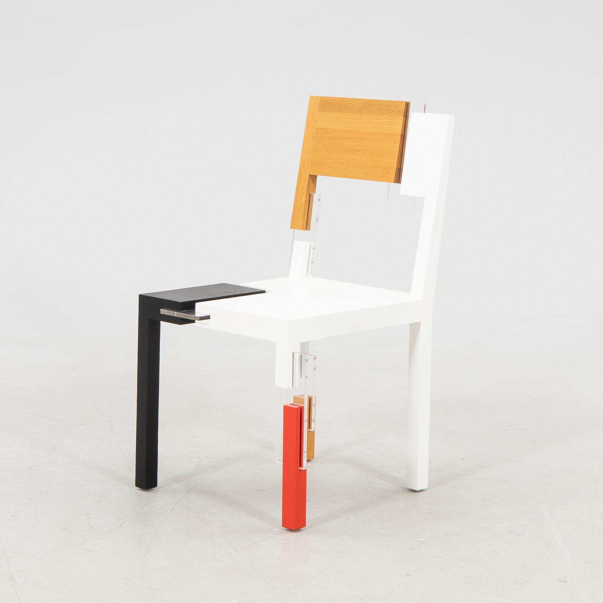 Sigurdur Gustafsson, stol "Copy and Paste" nr 21/99, Källemo Värnamo 2007.