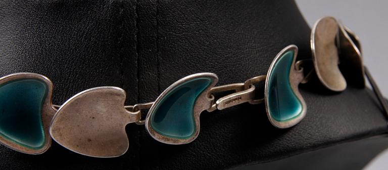 HALSBAND, silver, Atelier Borgila, Stockholm, 1957.