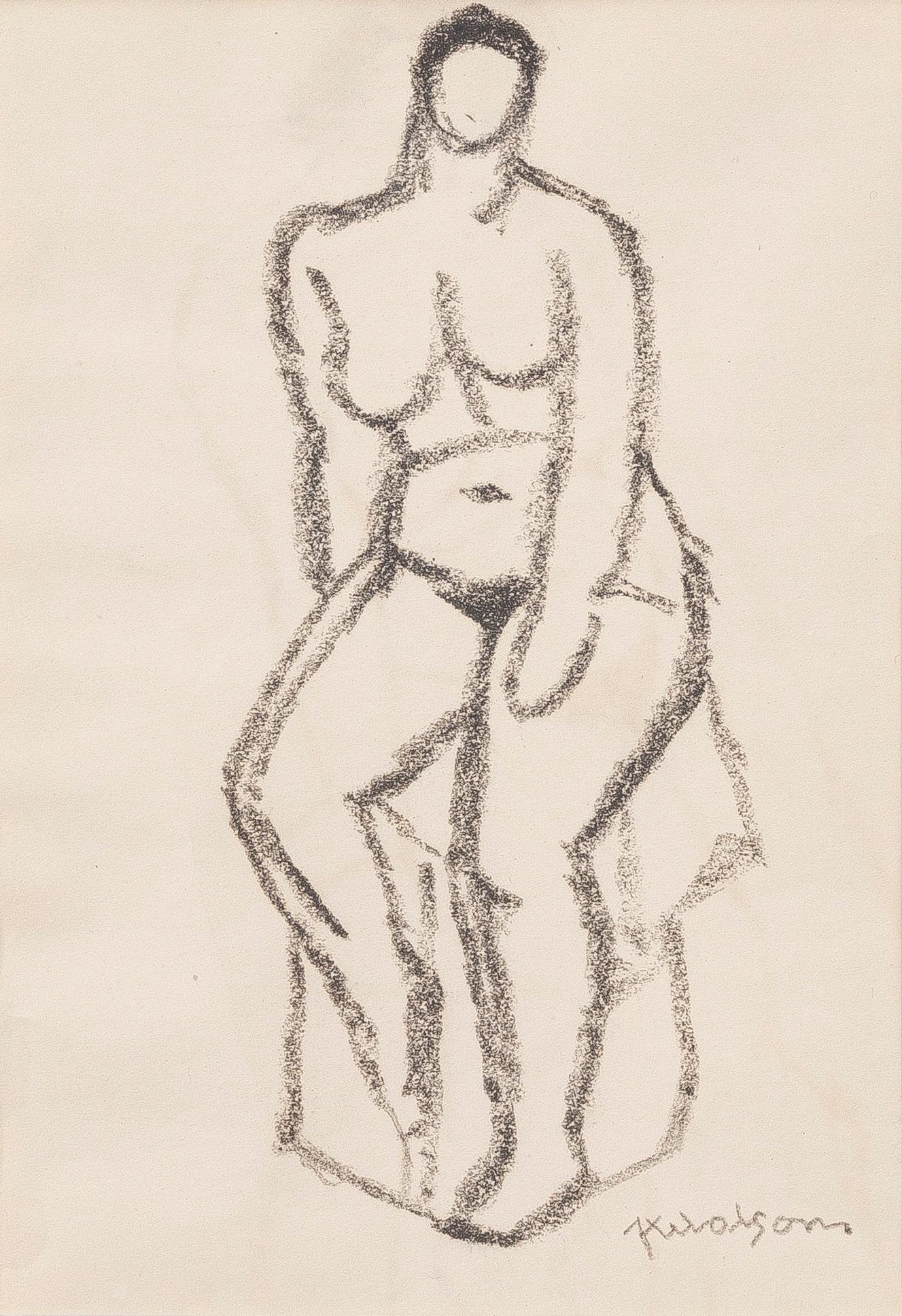 Axel Olson, Model study.