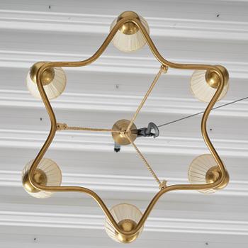 Bergboms, taklampa, Swedish Modern, Malmö, 1950-tal.