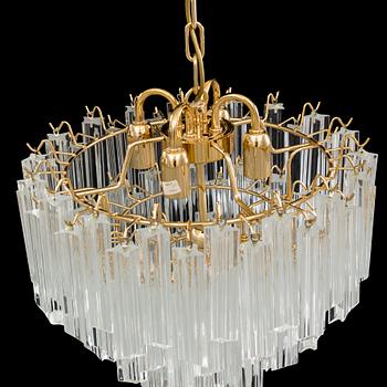 AN MURANO CEILING LAMP SECOND HALF OF 20TH CENTURY,