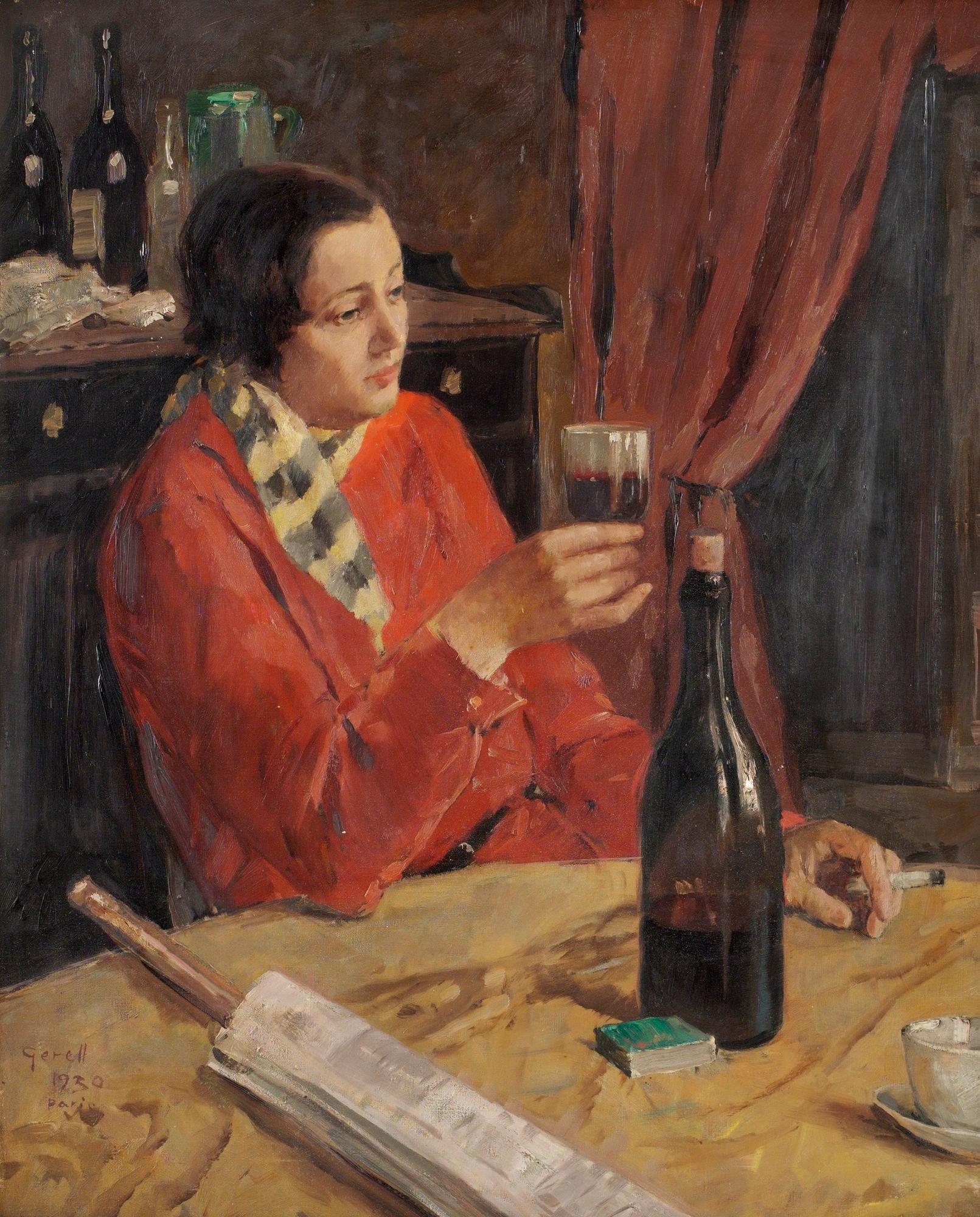 Greta Gerell, Self-portrait in Paris.