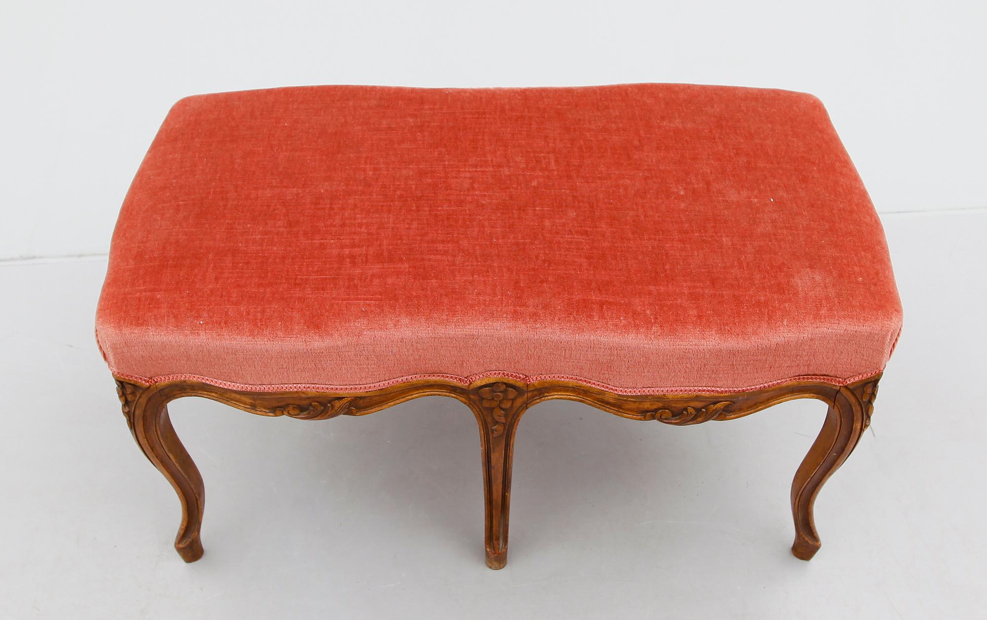 TABURETT, rokokostil, 1900-talets mitt.