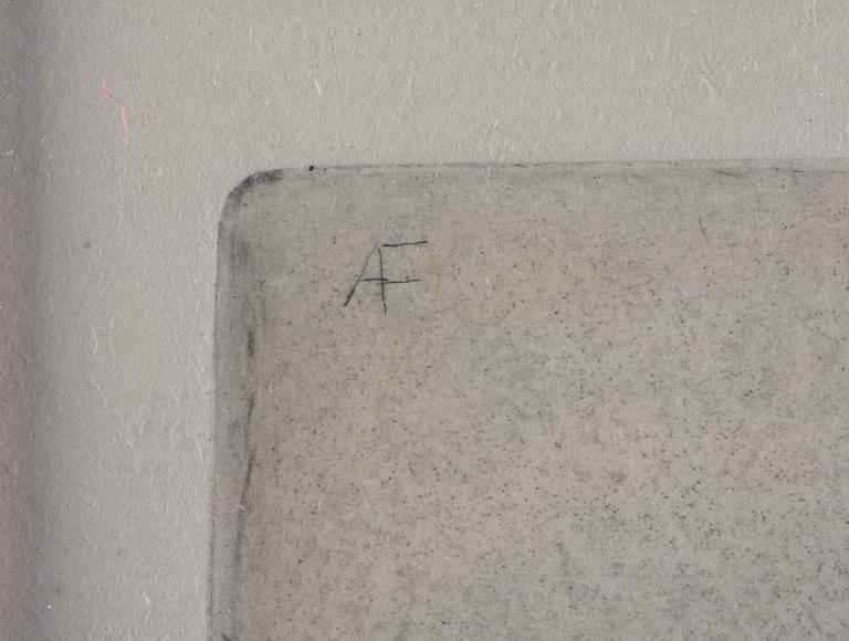 FRIDELL, AXEL. Etsning. Sign i trycket.