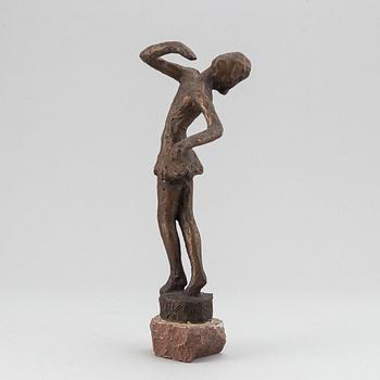 Axel Olsson, a bronze sculpture, signed and numbered 8/10.