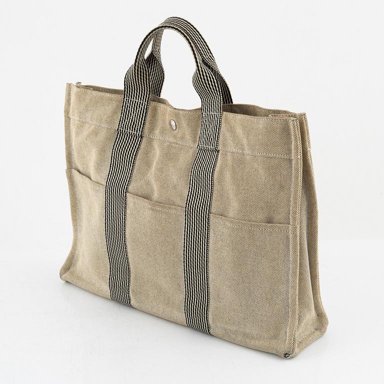 Hermès, "Fourre Tout" canvas bag.
