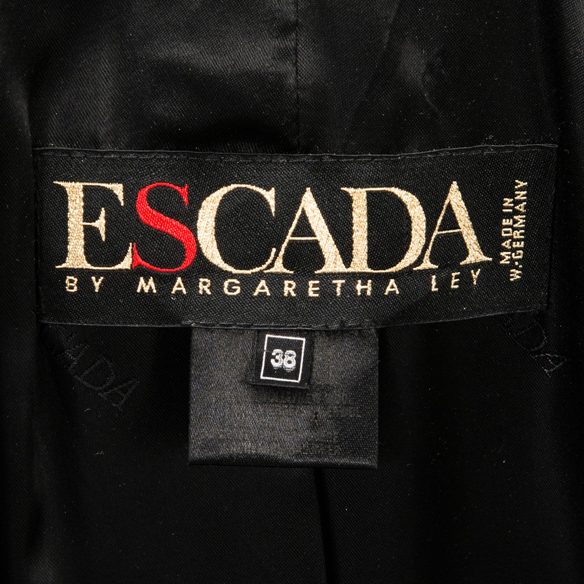 ESCADA, VINTAGE KAVAJ, storlek 38.