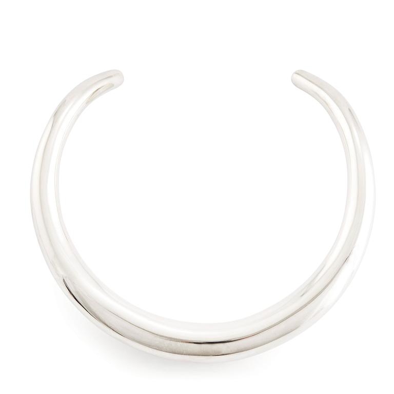 Anne Ammitzböll, halsring, "Aura", Firma Georg Jensen, Köpenhamn.