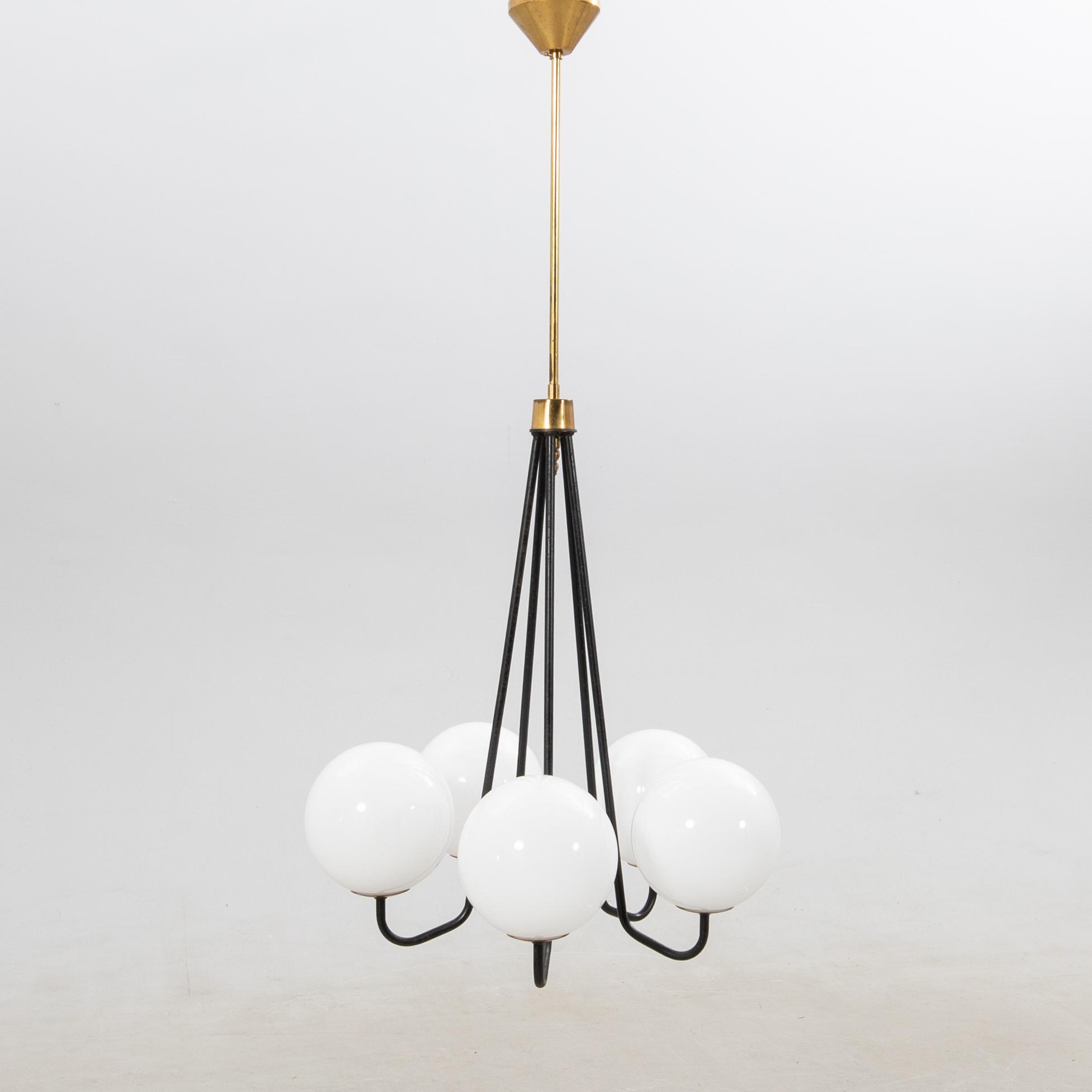 Taklampa, 1900-talets mitt.