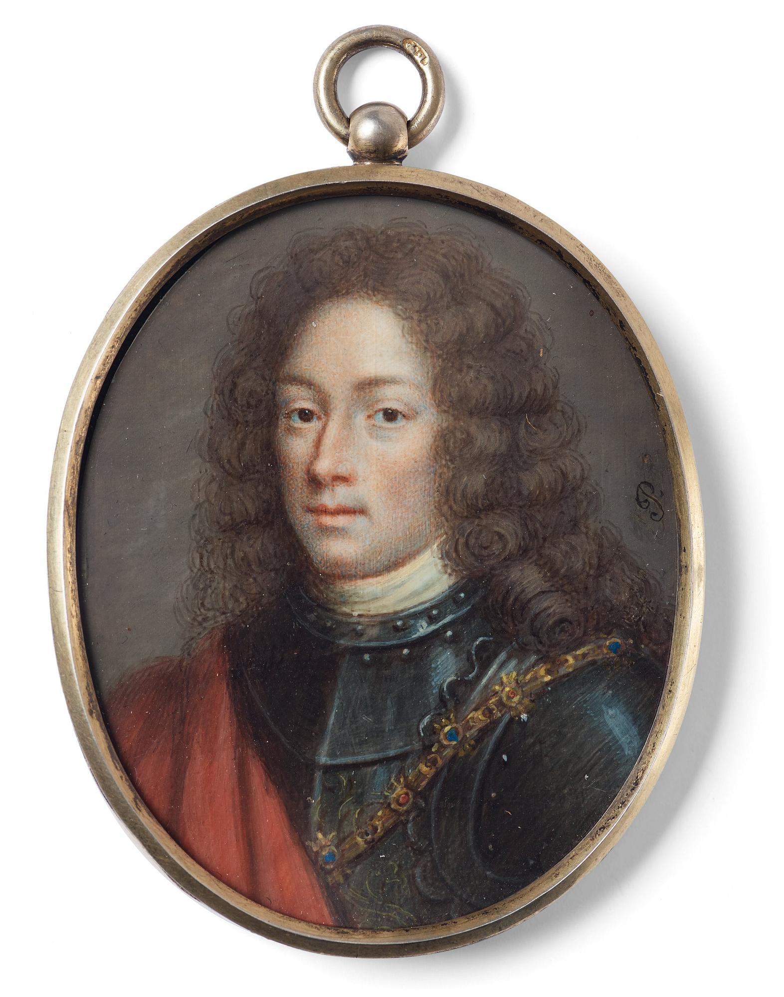 Barockyngling med harnesk och ryska St Andreasorden, Ryssland, tidigt 1700-tal.