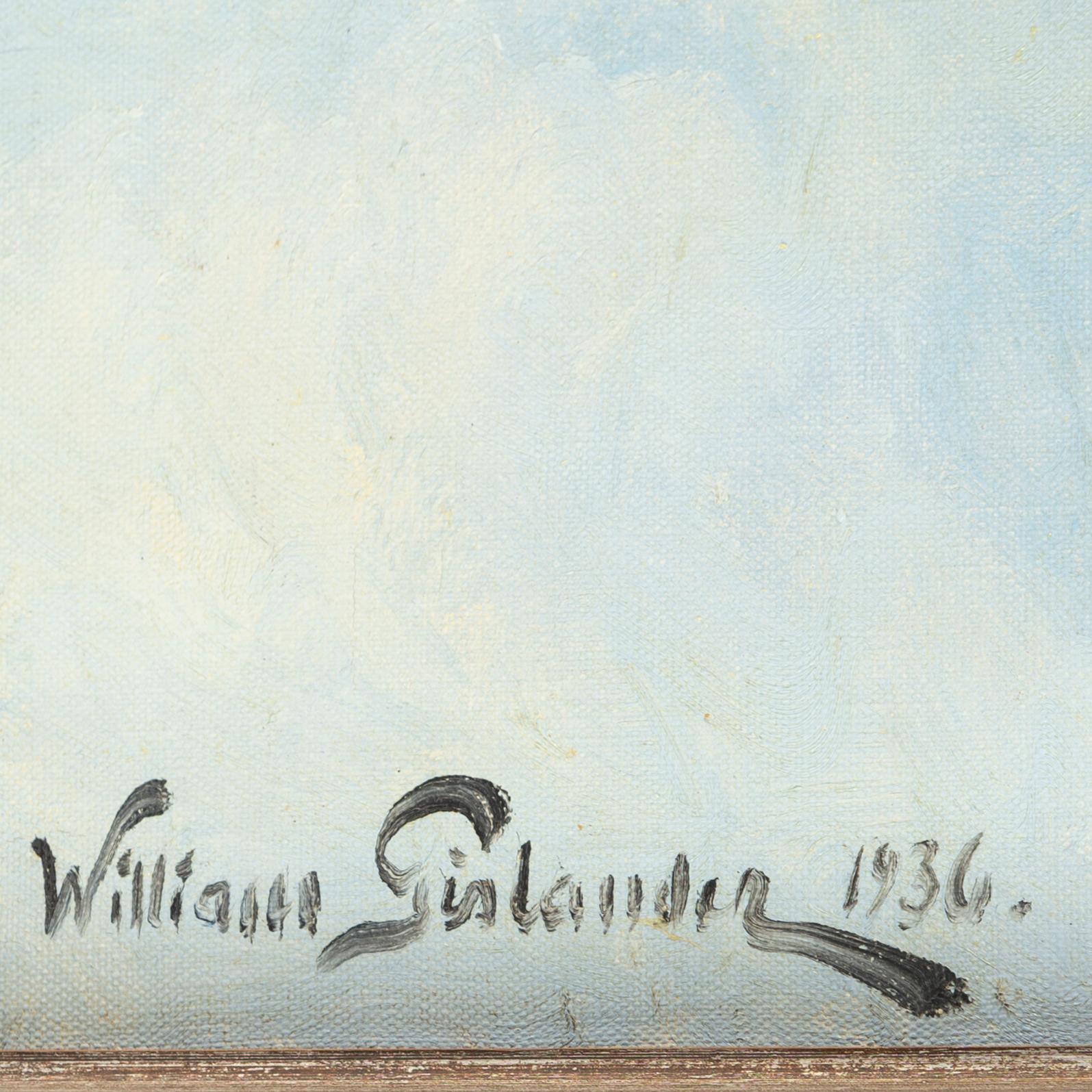 WILLIAM GISLANDER, olja på duk, signerad och daterad 1936.