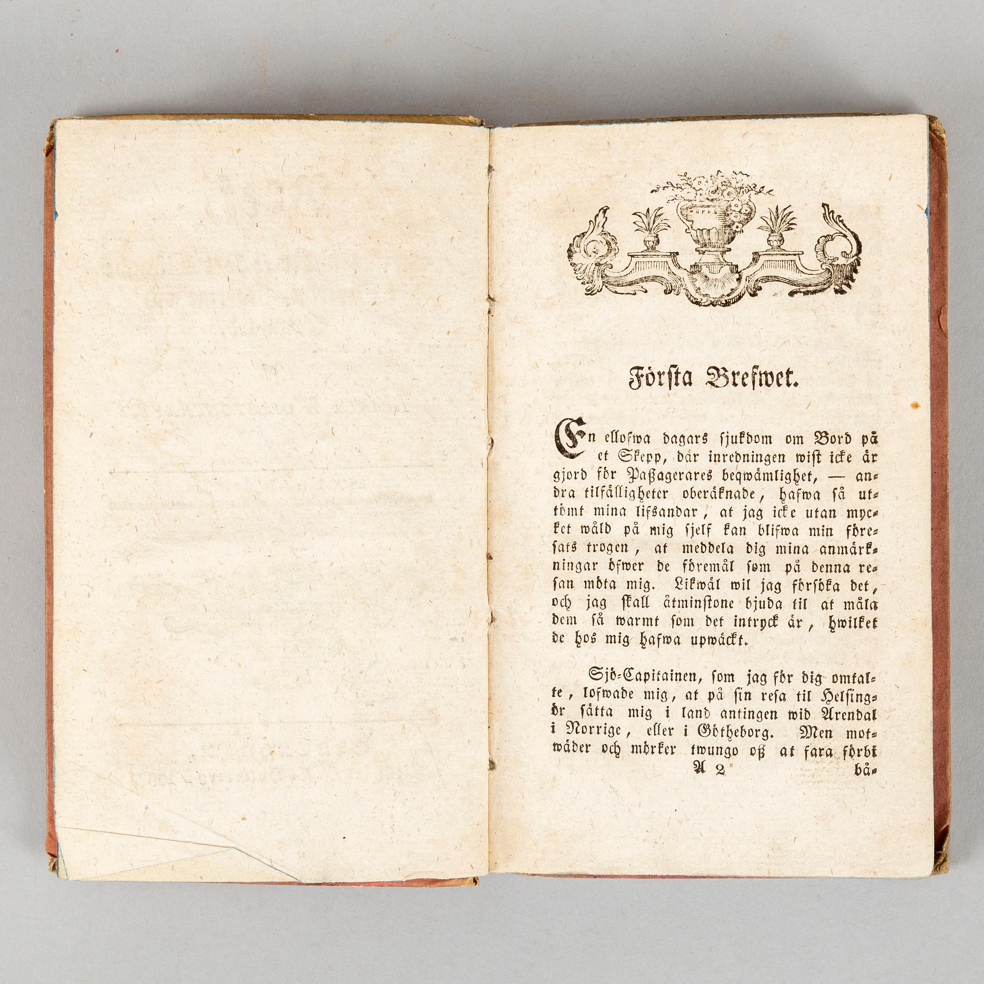 Wollstonecraft’s Journey in Scandinavia 1795.