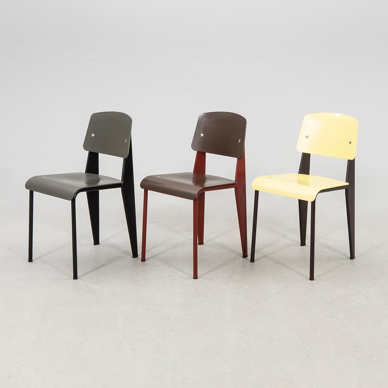 Jean Prouvé, 5 "Standard" chairs Vitra 2013.