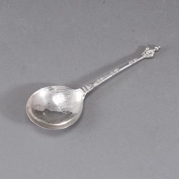 SKED, silver, Hans Kock, Borås, 1782.Vikt 38 gram.