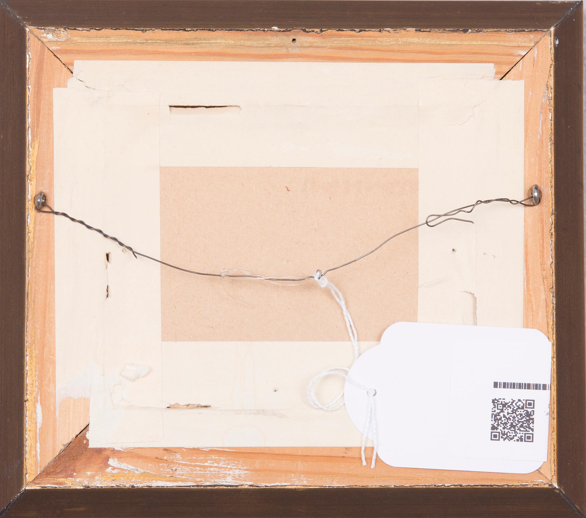 EINARI UUSIKYLÄ, olja på papper, uppfodrad på skiva, signerad.