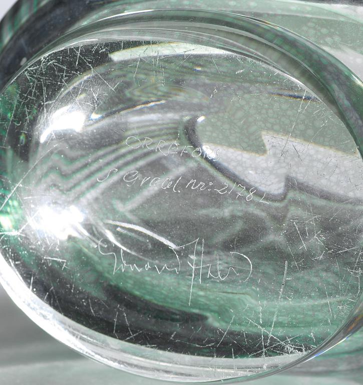 Edward Hald, vas, Slipgraal, Orrefors 1954.