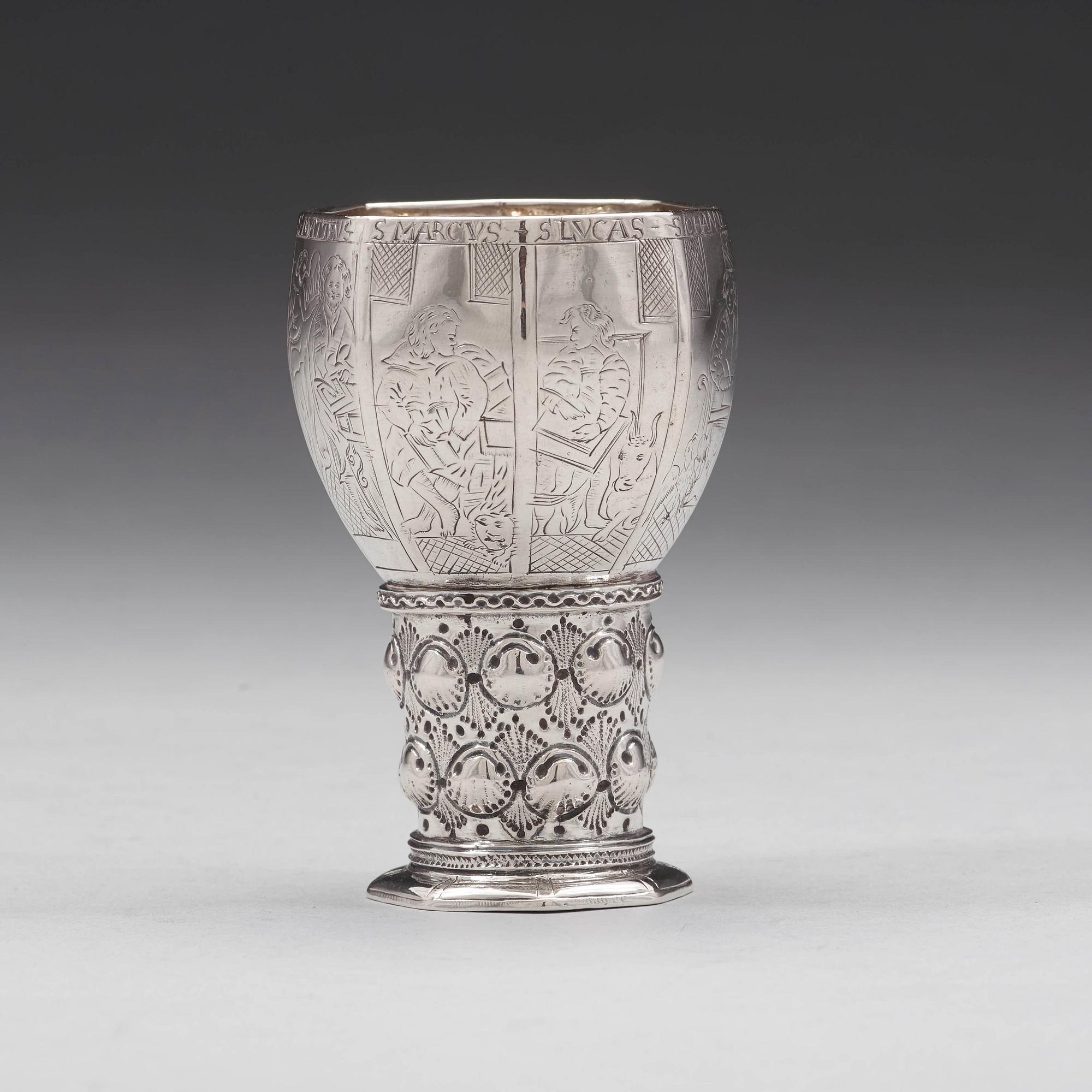 Oluf Jörgensen, remmare, silver, (verksam i Bergen 1650-1700).