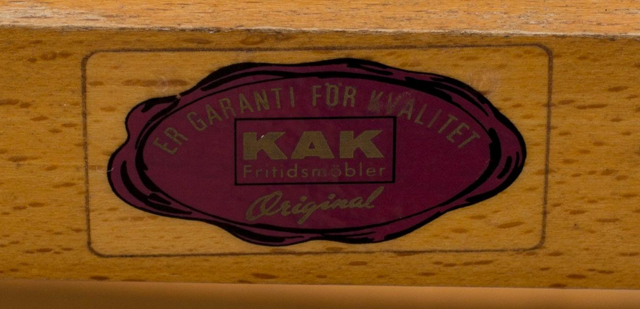 DÄCKSTOLAR, ett par, KAK Fritidsmöbler,