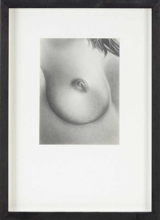 Ed Kay, signed Edward K on verso, executed in 2010, 
graphite on paper.