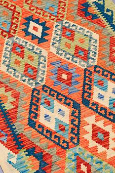 A RUNNER, Kilim, ca 387 x 79 cm.