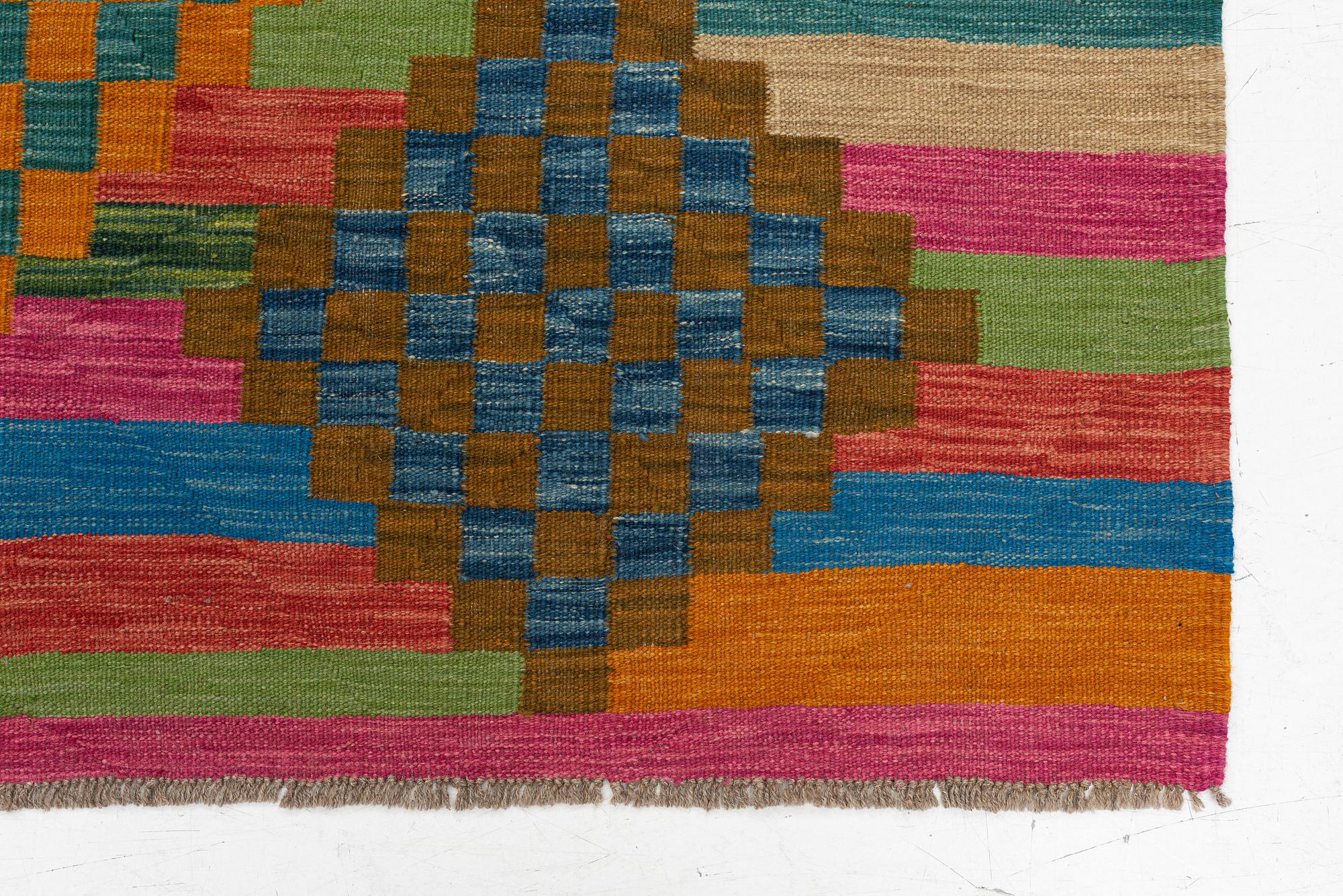 Matta, kelim, modern, 246 x 171 cm.