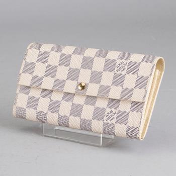 LOUIS VUITTON, "Damier Azur Sarah Wallet", wallet.