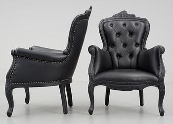 MAARTEN BAAS, fåtöljer, ett par "Smoke Chair", Moooi, Nederländerna.