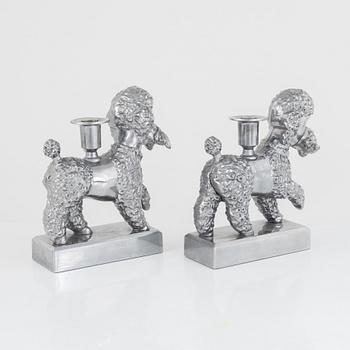 Per B. Sundberg, a pair of candlesticks, "Föremål", poodles, limited edition, Ikea 2018.
