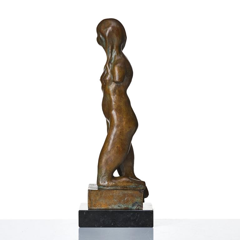 Gunnar Nilsson, sculpture. Signed with monogram. Bronze, height 42.5 cm.