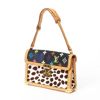 A monogram multicolore handbag by Louis Vuitton.