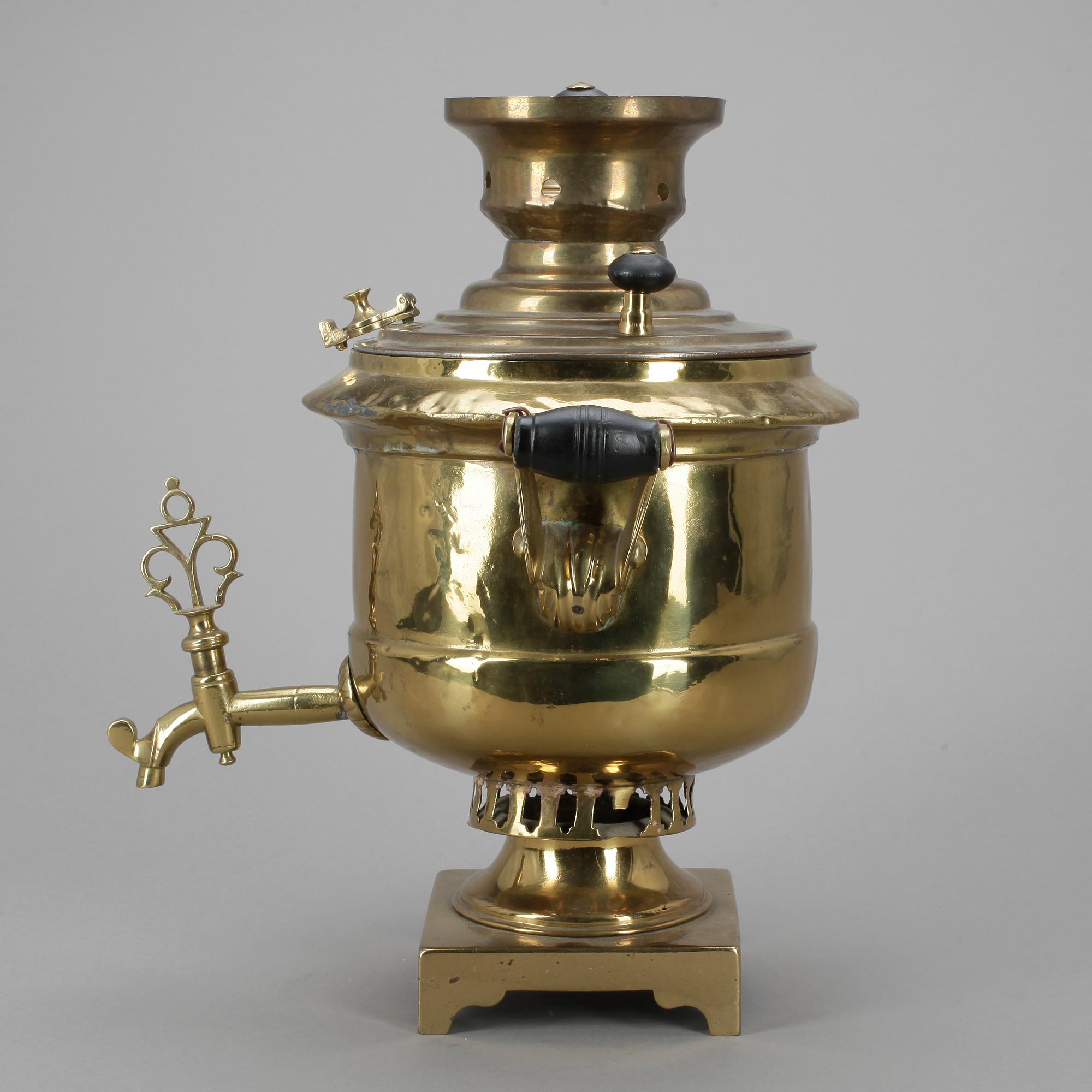 SAMOVAR, mässing, sent 1800-tal.