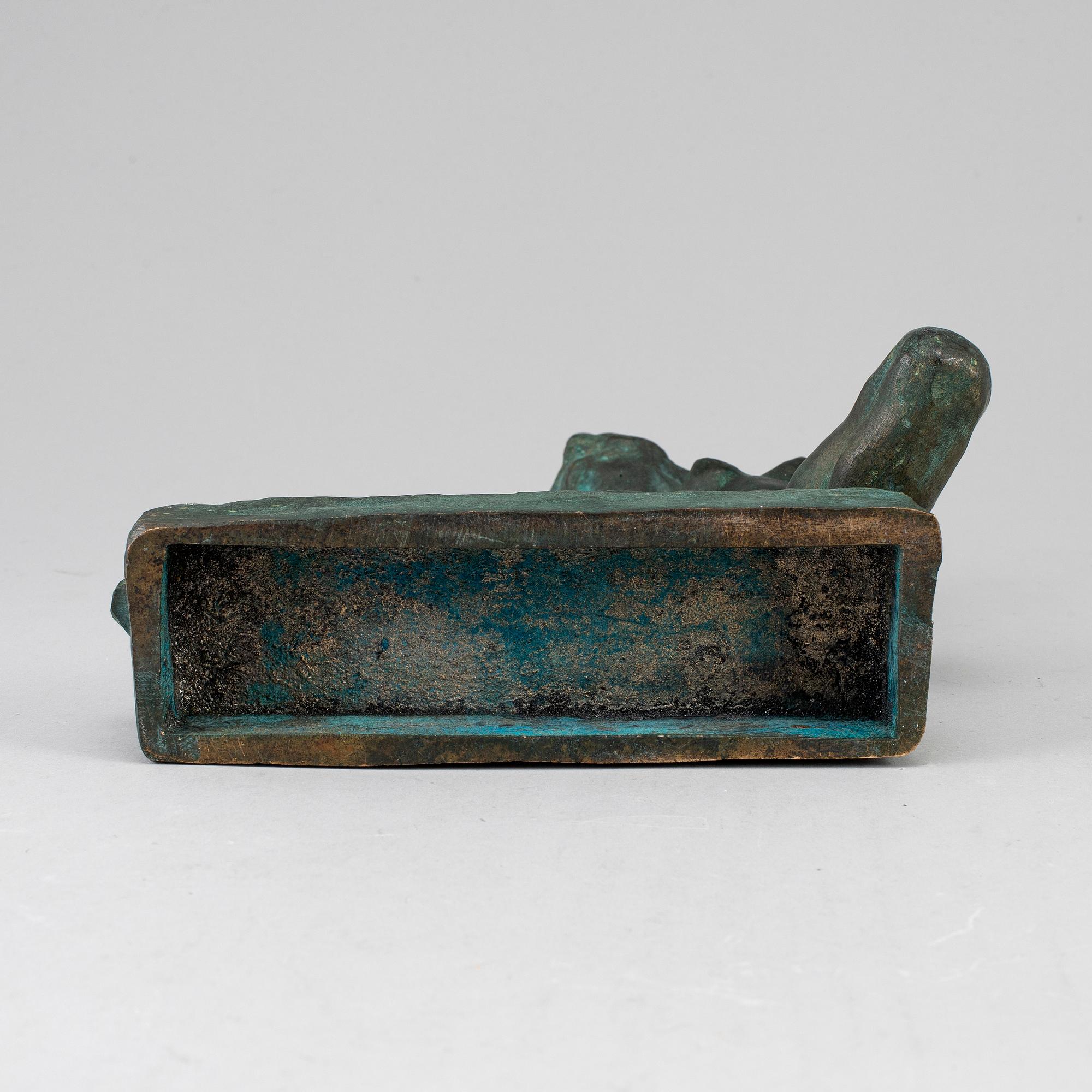 SIGGE BERGGREN, bronze sculpture of a dancer.