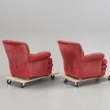 FÅTÖLJER, ett par, modell 336, Josef Frank, Firma Svenskt Tenn.