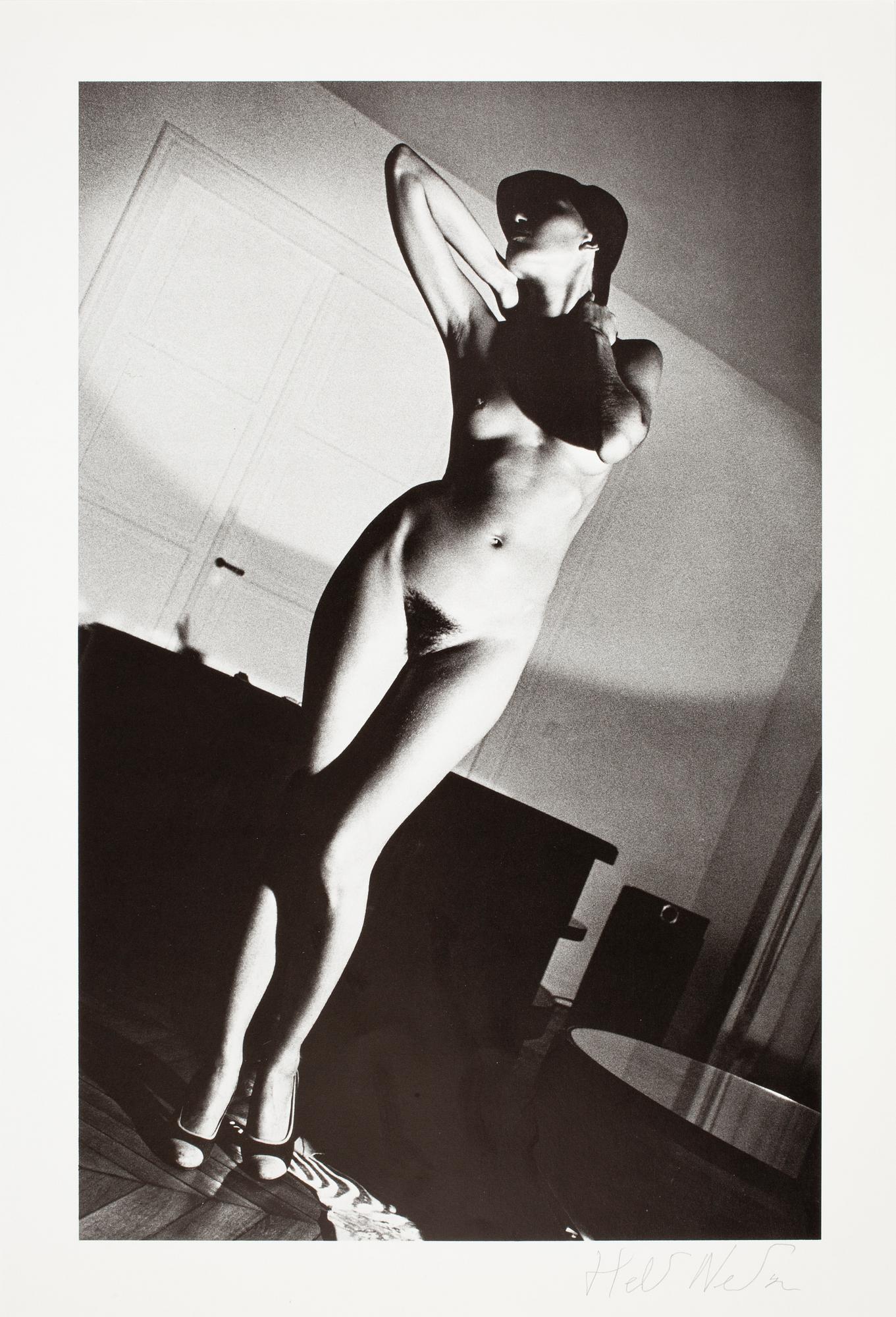 HELMUT NEWTON, "In my apartment", Paris, 1978, offsetlitografi, bär sign.