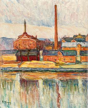 418. Karl Nordström, "Fabrik å Reimersholme".