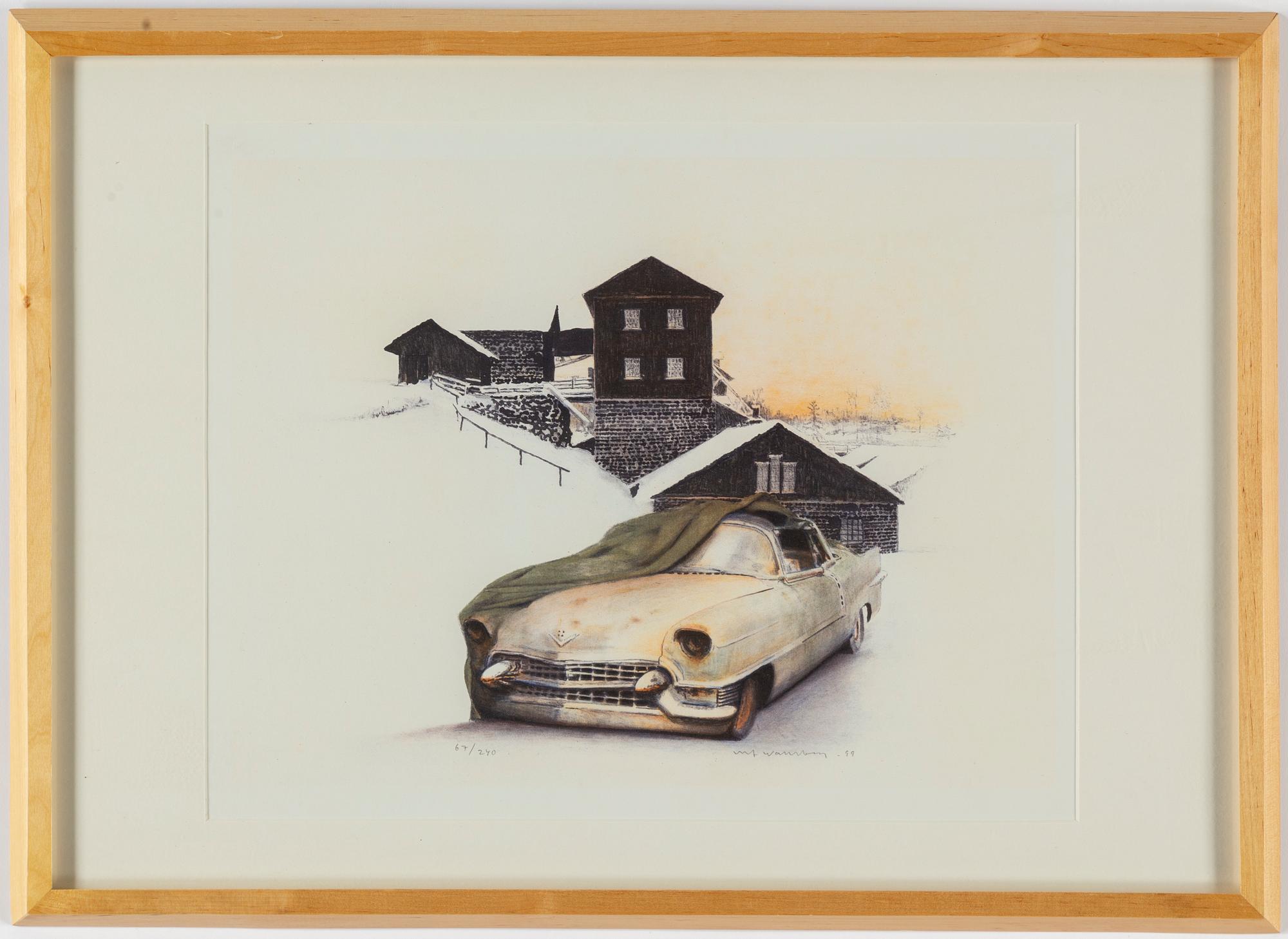 ULF WAHLBERG, lithograph in colours, 1999, signed 67/240.