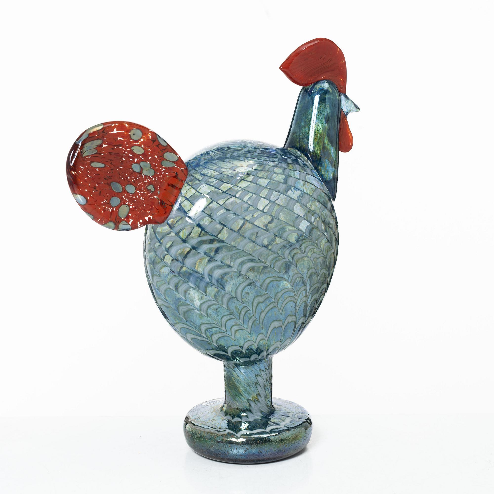 Oiva Toikka, skulptur, glas, Nuutajärvi, Notsjö, Finland.